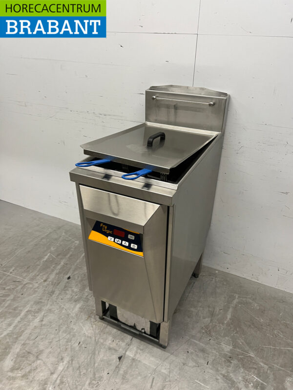 Stainless steel Frylogic FLS 200 Fryer 25 liter GAS + 230V Horeca - Image 2