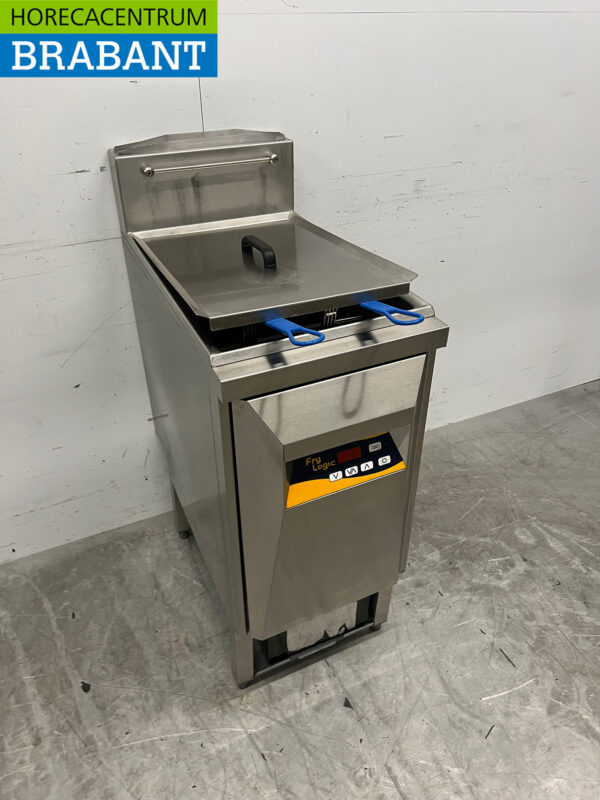 Stainless steel Frylogic FLS 200 Fryer 25 liter GAS + 230V Horeca - Image 3