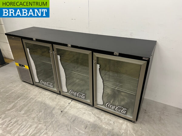 Stainless steel Efficold Bar Refrigerator 3 folding doors 201,5 cm 230V Horeca - Image 3