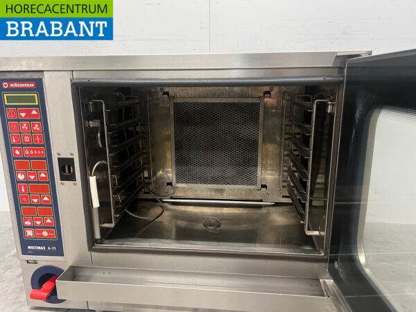Stainless steel Eloma Combisteamer 6 x 1/1 GN 400V Horeca - Image 4