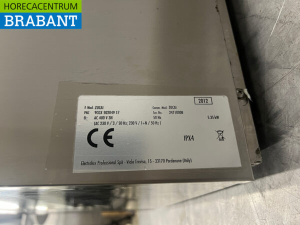 Stainless steel Zanussi ZUCAI Dishwasher 230V Catering - Image 6