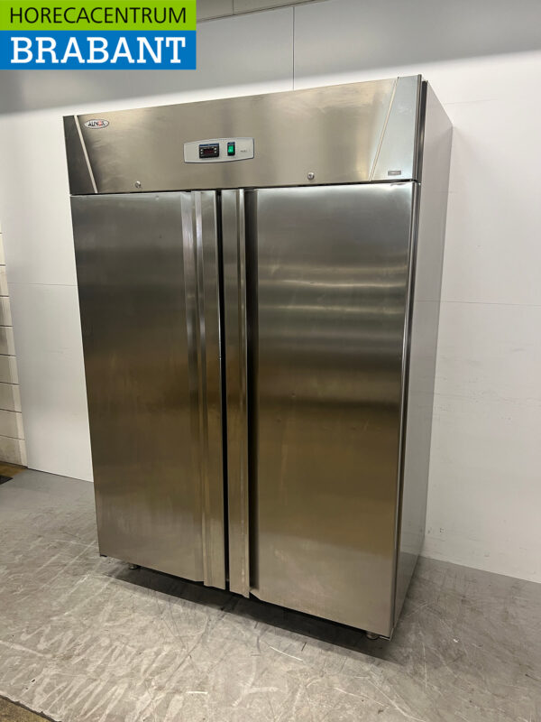 Stainless steel Alinox Double door Refrigerator 1330 liters 230V Catering - Image 2
