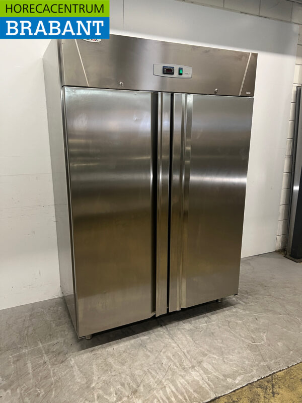 Stainless steel Alinox Double door Refrigerator 1330 liters 230V Catering - Image 3