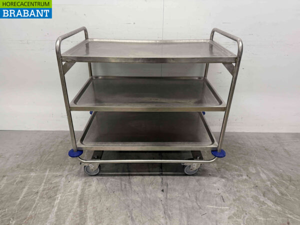 Stainless steel Hupfer Serving Trolley 102.5 cm Horeca