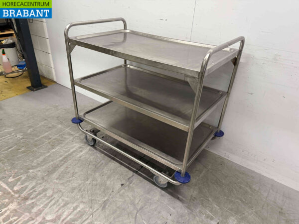 Stainless steel Hupfer Serving Trolley 102.5 cm Horeca - Image 3