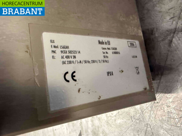 Stainless steel Zanussi ZUCAI Dishwasher 230V Catering - Image 5