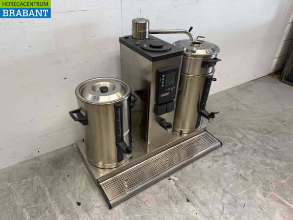 Stainless steel Bravilor Bonamat B10HW Double coffee machine 2 x 10 liters Hot water 400V Horeca - Image 3