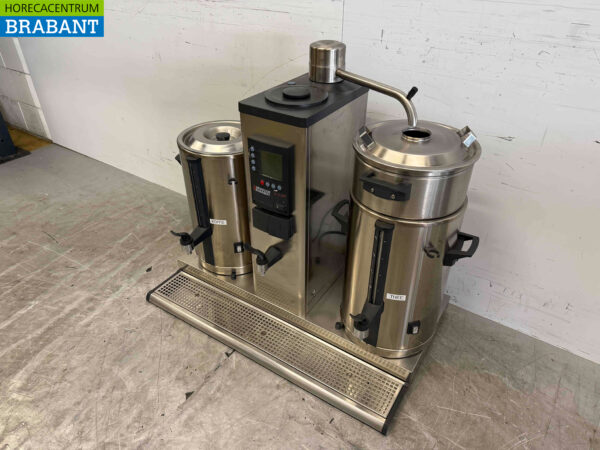 Stainless steel Bravilor Bonamat B10HW Double coffee machine 2 x 10 liters Hot water 400V Horeca - Image 2