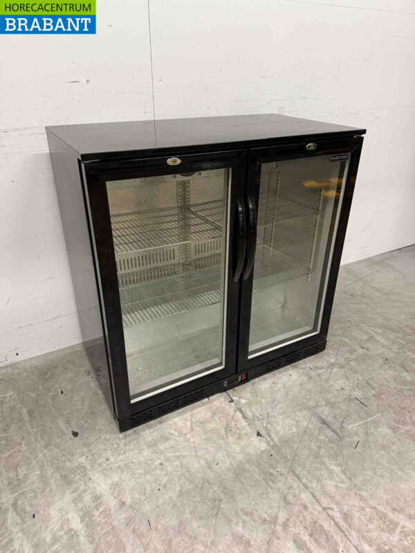 Stainless steel Maxxfrost Bar Refrigerator 2 folding doors 90,5 cm 230V Horeca - Image 3