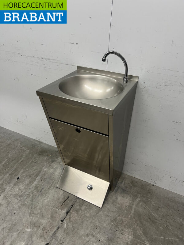 Stainless steel Sink Sink with faucet 45 x 45 x 85 cm Hospitality - Image 2