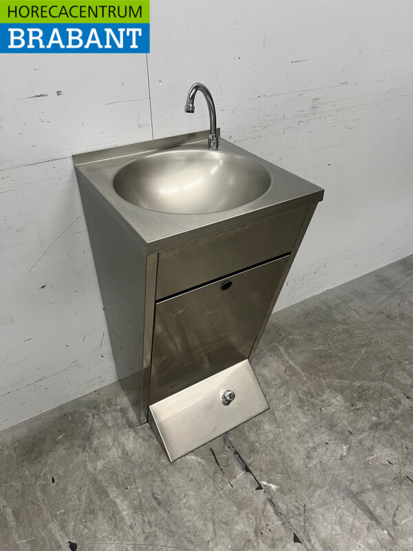 Stainless steel Sink Sink with faucet 45 x 45 x 85 cm Hospitality - Image 3