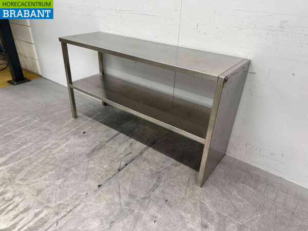 Stainless steel Double Etagere Bridge 140 cm Horeca (kopie) - Image 3