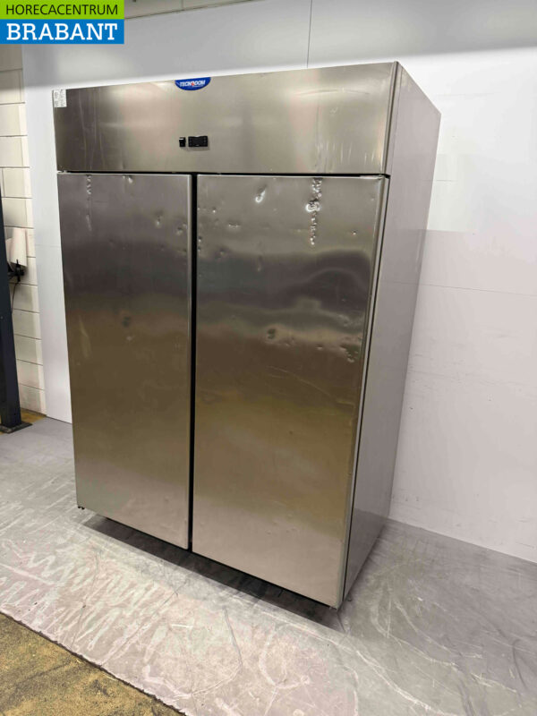 Stainless steel Rubbens Double Door Freezer 1400 liters 230V Horeca (kopie) - Image 3