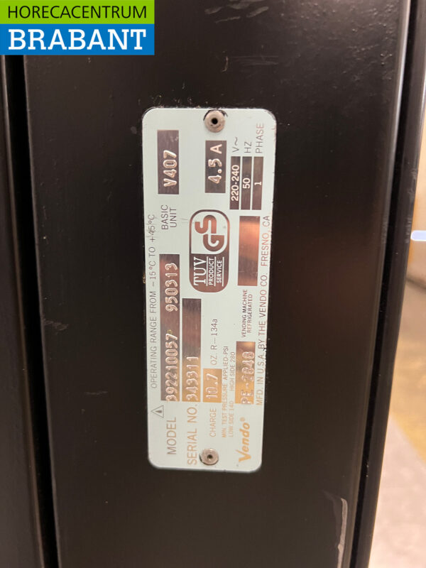 Vendo Can Dispenser Vending machine 8 rows 230V Shop - Image 8