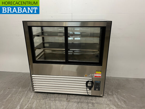 Polar Refrigerated Patisserie Display Case 385 liters 230V Catering - Image 5