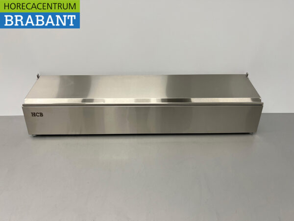 Stainless steel HCB GN tray holder with lid 6 x 1/6 gastronorm GN 106 cm Horeca