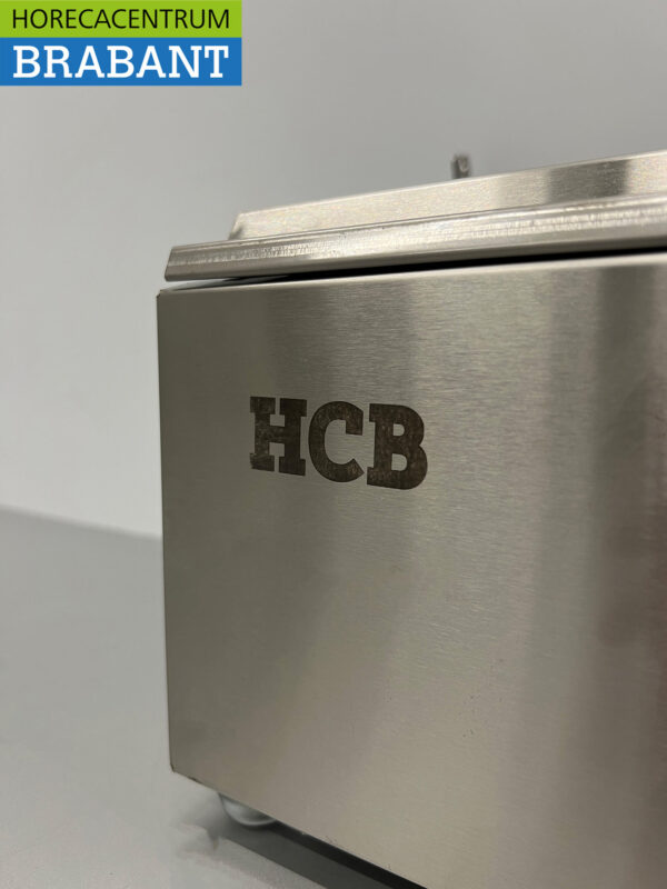 Stainless steel HCB GN tray holder with lid 6 x 1/6 gastronorm GN 106 cm Horeca - Image 5