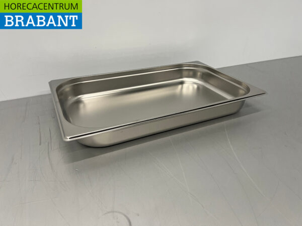 Stainless steel HCB Gastronorm Tray GN Tray 1/1 Depth 65 mm Catering - Image 2