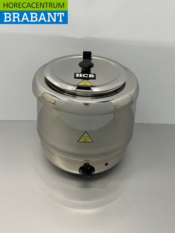 Stainless steel HCB Soup kettle Soup tureen 10 liter 230V Catering