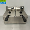Stainless steel HCB Double Fryer Fryer 2 x 8 liters 230V Catering