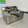 Stainless steel HCB Double Fryer Fryer 2 x 8 liters 230V Catering - Image 3