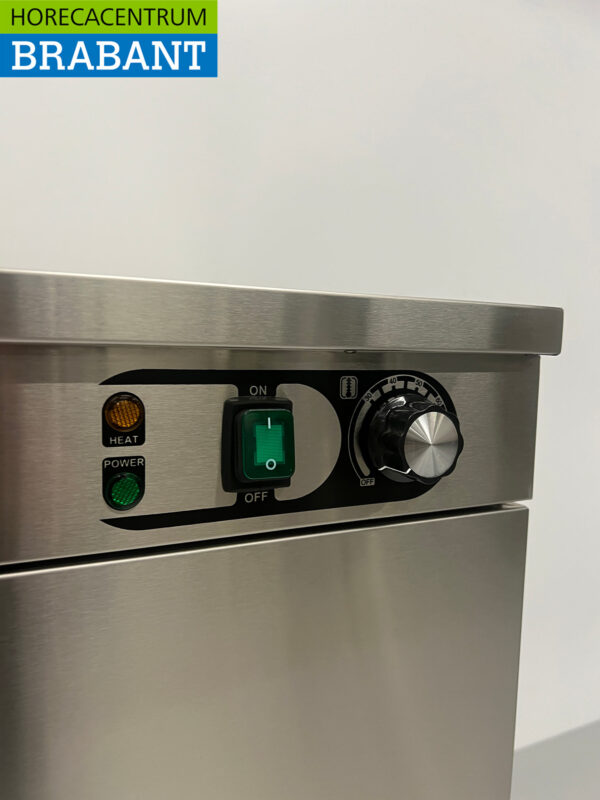 Stainless steel HCB plate warmer 120 plates 230V Catering - Image 4