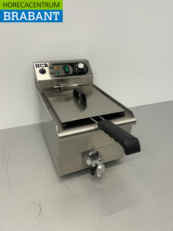 Stainless steel HCB Fryer Fryer with drain valve 10 liter 230V Catering - Image 2