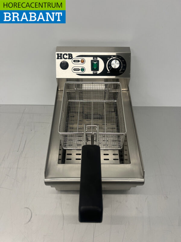 Stainless steel HCB Fryer Fryer with drain valve 10 liter 230V Catering - Image 4