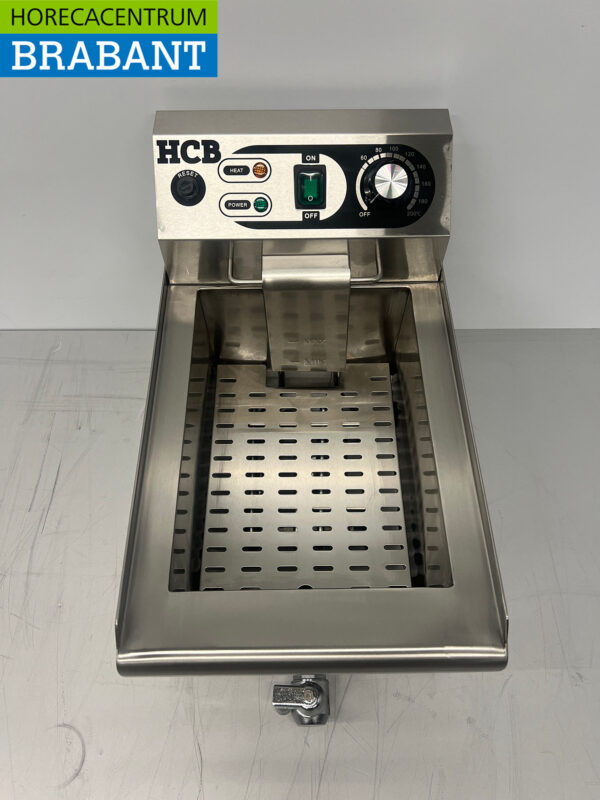 Stainless steel HCB Fryer Fryer with drain valve 10 liter 230V Catering - Image 5