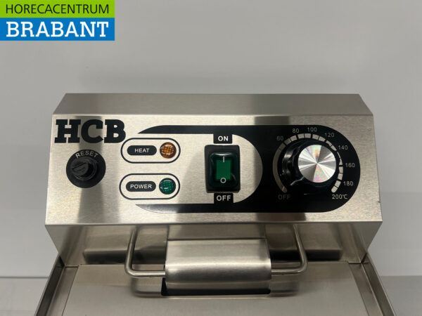 Stainless steel HCB Fryer Fryer with drain valve 10 liter 230V Catering - Image 7