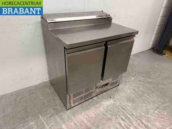 Stainless steel KBS Refrigerated Workbench 2 doors 90.5 cm 230V Horeca - Image 3