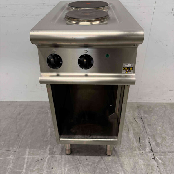 Stainless steel Olis 2 burner electric stove stove 40 cm 400V Horeca