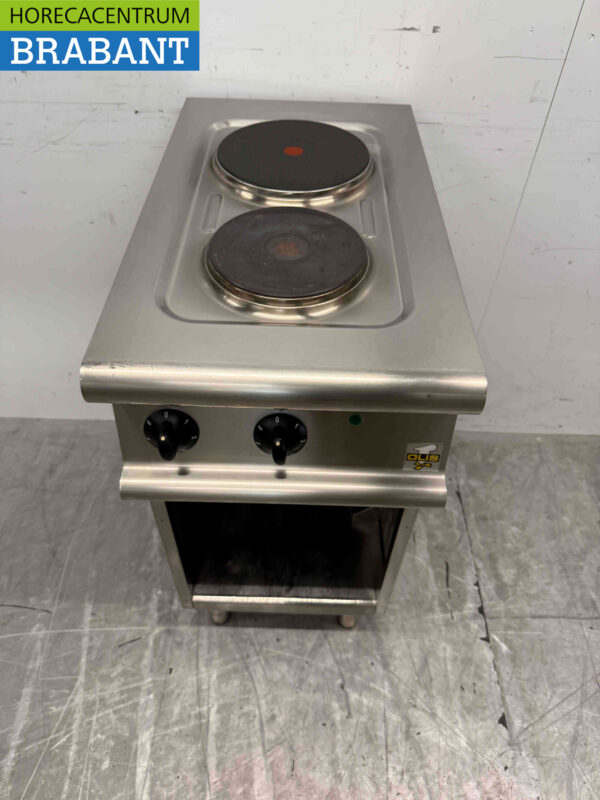 Stainless steel Olis 2 burner electric stove stove 40 cm 400V Horeca - Image 2