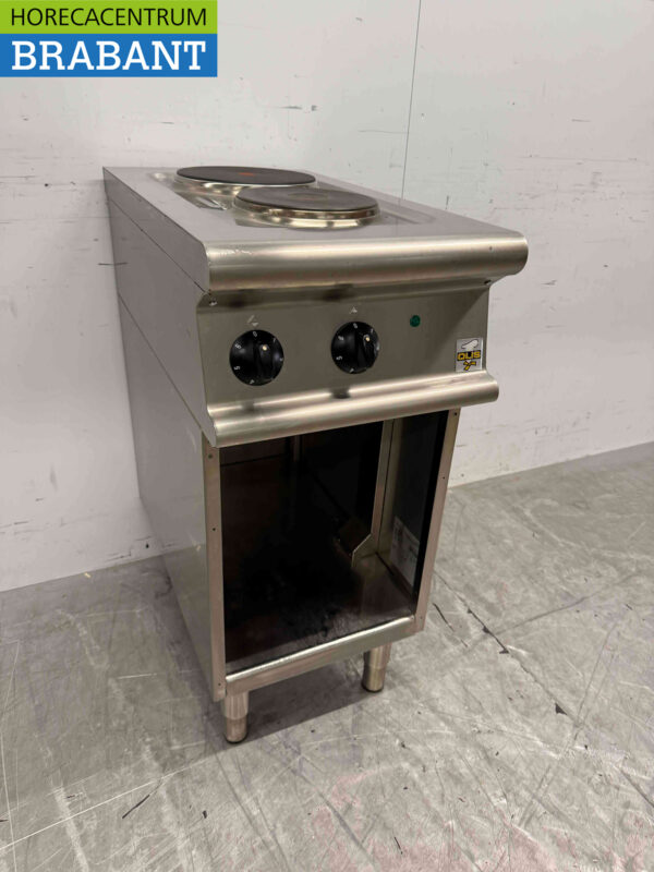 Stainless steel Olis 2 burner electric stove stove 40 cm 400V Horeca - Image 3