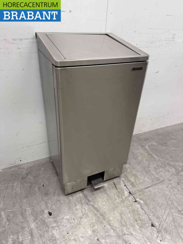 Stainless steel Josto Waste Bag Holder Trash can with foot operation 120 liters Catering (kopie) - Image 2