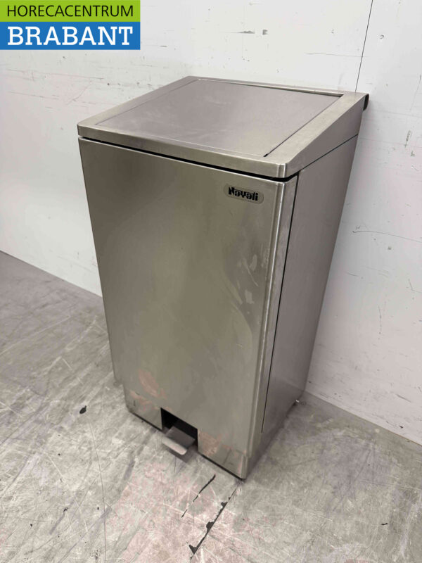 Stainless steel Josto Waste Bag Holder Trash can with foot operation 120 liters Catering (kopie) - Image 3
