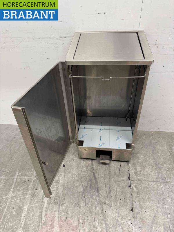 Stainless steel Josto Waste Bag Holder Trash can with foot operation 120 liters Catering (kopie) - Image 4