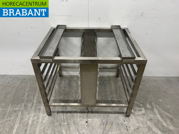 Stainless steel base for steamer, oven 90 x 70 x 74.5 cm Catering