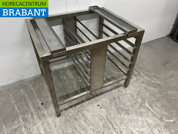 Stainless steel base for steamer, oven 90 x 70 x 74.5 cm Catering - Image 3