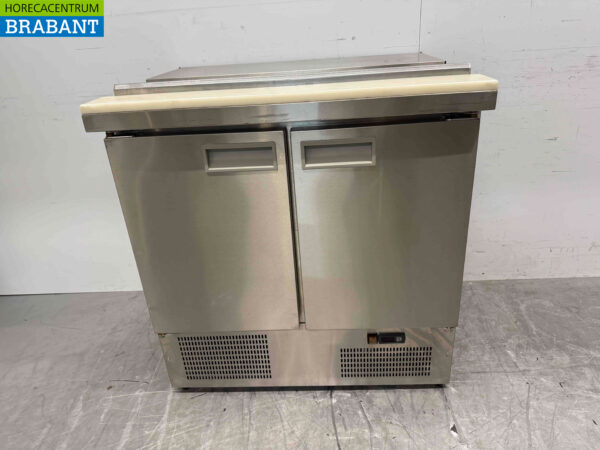 Stainless steel Saladette Refrigerated Workbench 90.5 cm 230V Horeca