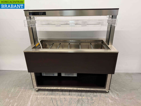 Wheeled Afinox Refrigerated Buffet Buffet Refrigerated 4 x 1/1 GN 149,5 cm 230V Horeca (kopie)