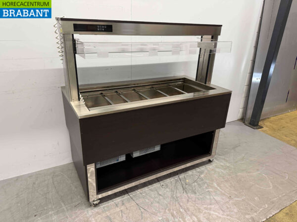 Wheeled Afinox Refrigerated Buffet Buffet Refrigerated 4 x 1/1 GN 149,5 cm 230V Horeca (kopie) - Image 3
