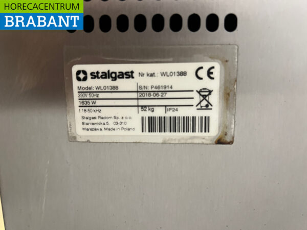 Stainless steel Profinox Holding Cabinet Double-sided 230V Catering (kopie) - Image 5