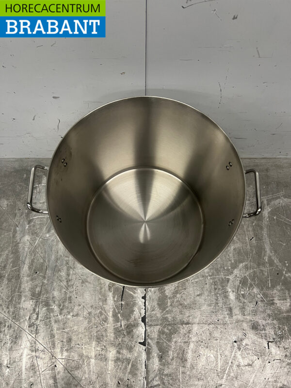 HCB Stainless Steel Soup Pan Cooking Pan Induction 41 x 42 cm 50 liter Catering (kopie) - Image 4