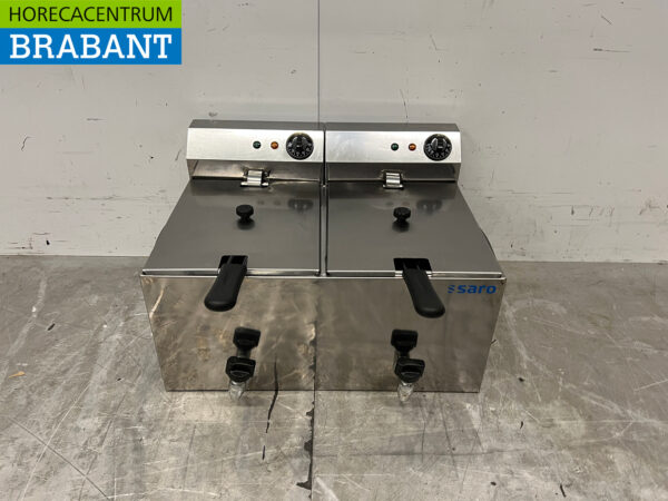 HCB Stainless Steel Double Fryer Frying 2 x 16 liters 230V Catering (kopie)