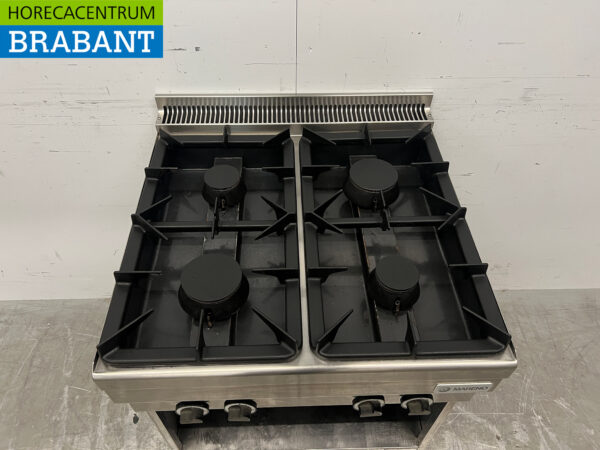 Stainless steel Mareno 4 burner stove 70 cm Horeca - Image 4