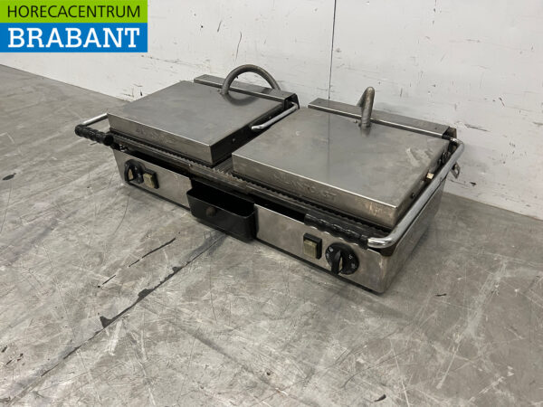 Stainless steel Milan Toast Double Contact Grill Panini Grill 230V Catering - Image 2