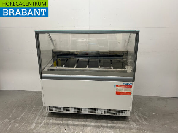 Polar UA058 Scoop ice cream display case 6 trays 230V Catering