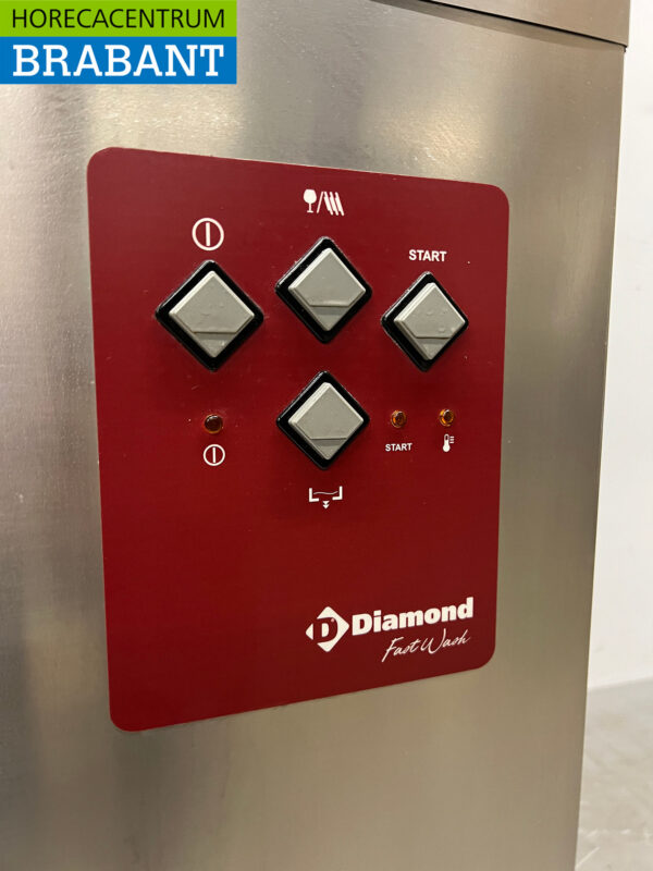 Stainless steel Diamond Sliding dishwasher 400V Catering - Image 6