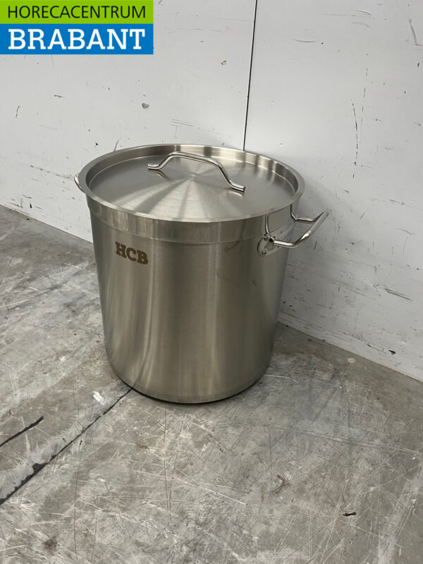 Stainless steel HCB Soup Pan Cooking Pan Induction 30.5 x 31.5 cm 21 liter Catering (kopie) - Image 2
